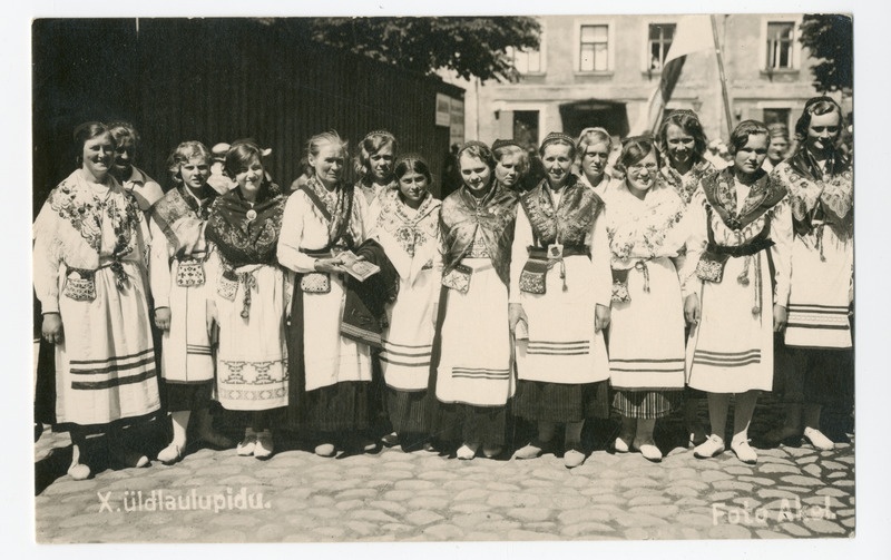 Foto 10.üldlaulupidu 1933 a. Tallinnas