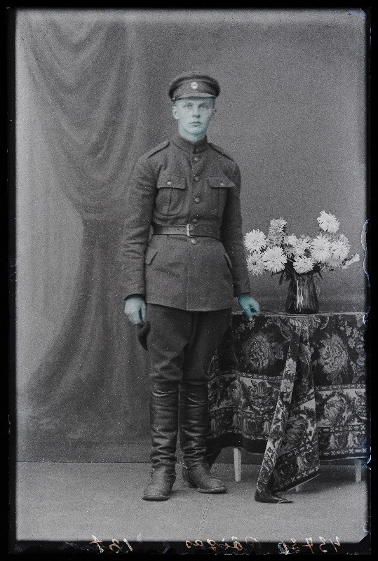 Sõjaväelane Johan Rõigas.