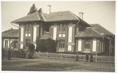 Estonian Students Society House in Tarto, where negotiations between the Baltic countries and Finland were held  duplicate photo
