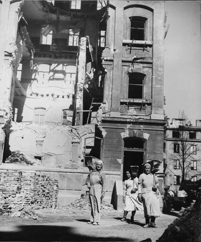 University of Technology, Hietalahdentors. Wartime damage.