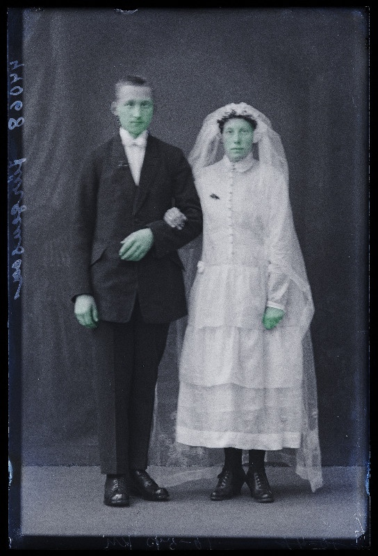 Noorpaar, August Jürgenson abikaasaga.