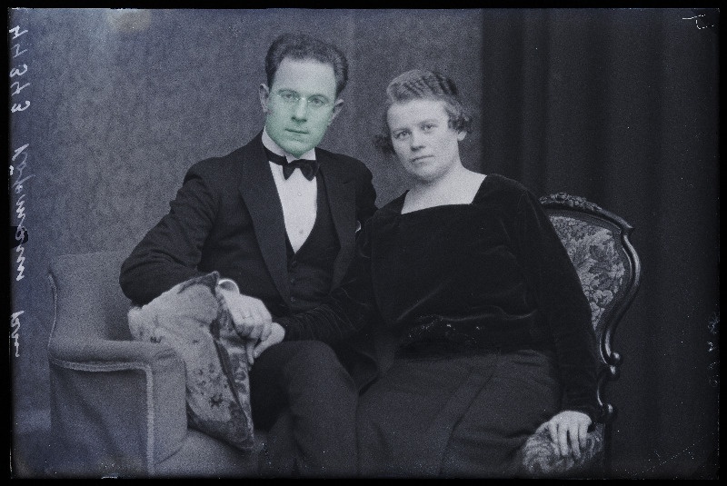 Eduard Kõpmann naisega.