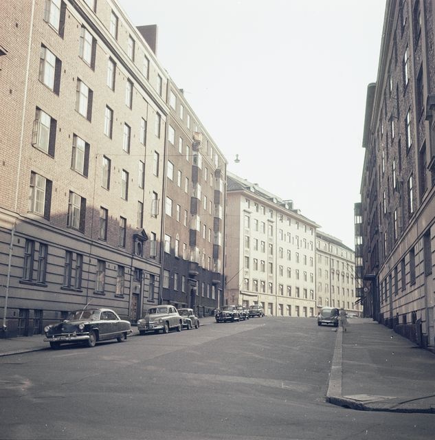 näkymä Dagmarinkadulle; kuvattu Dagmarinkadun ja Temppelikadun kulmasta