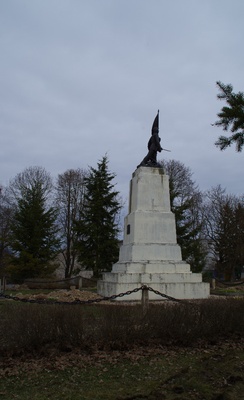 Rakvere, at the memory pillar of the War of Independence rephoto