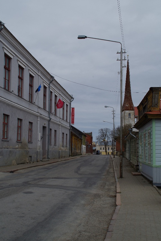 Long street in Rakvere, 1924 rephoto