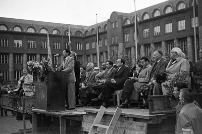 Demonstration at Railway Tower  similar photo