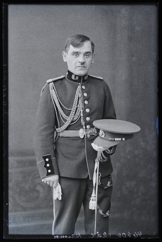 Sõjaväelane, kapten Johann Heinrich Mäe, 3. Diviisi Suurtükivägi.