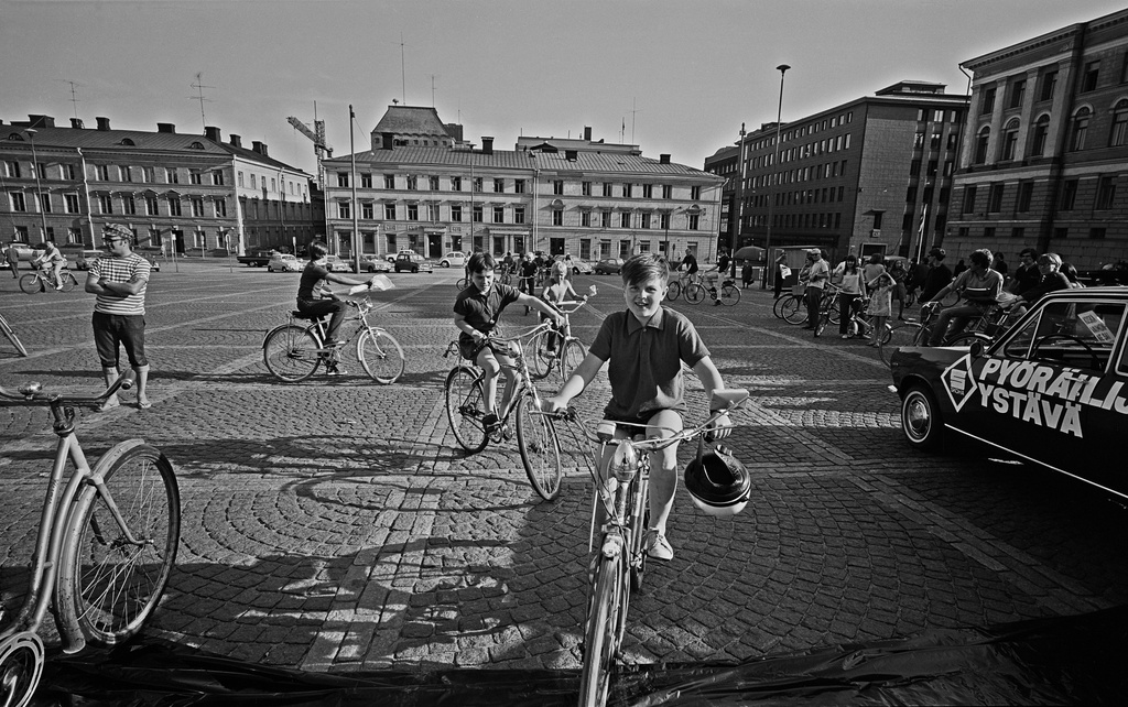 Saasteweek in May 1969, demonstration at the Senate.