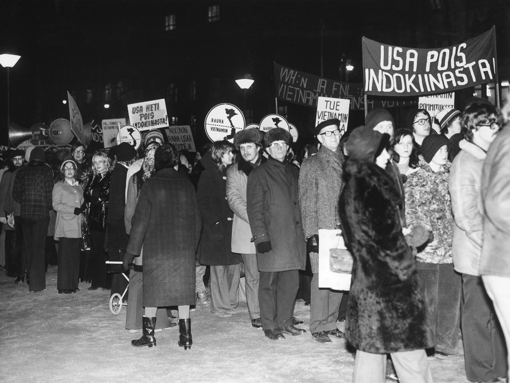 Demonstration to end the Vietnam War.