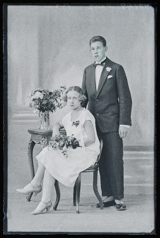 Kaks leerilast, (foto tellija Noor).