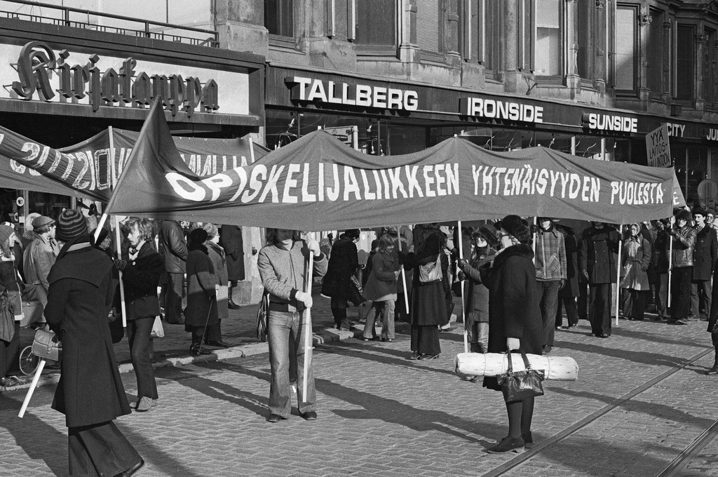 Demonstration in which the student movement required general and equal voting rights (syy) as a criterion for the selection of administrative bodies of universities and higher education institutions