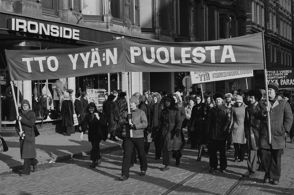 Demonstration in which the student movement required general and equal voting rights (syy) as a criterion for the selection of administrative bodies of universities and higher education institutions
