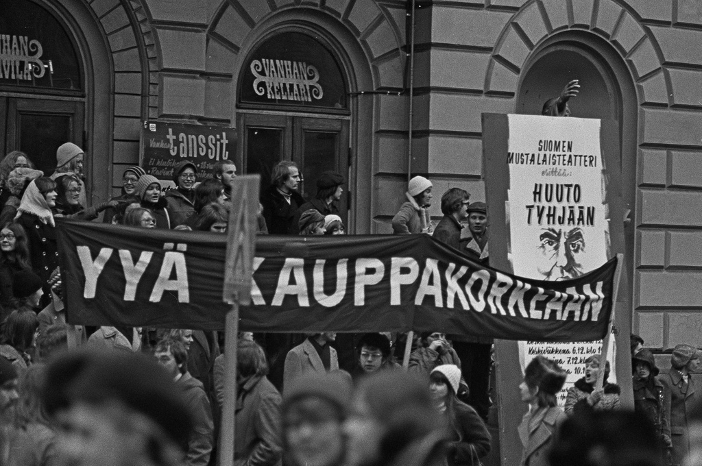 Demonstration in which the student movement required general and equal voting rights (syy) as a criterion for the selection of administrative bodies of universities and higher education institutions