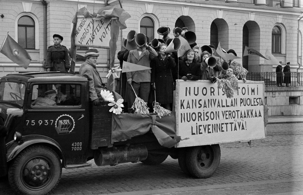 Vappukue arrives to the Senate Minister for the left-wing joint fog party