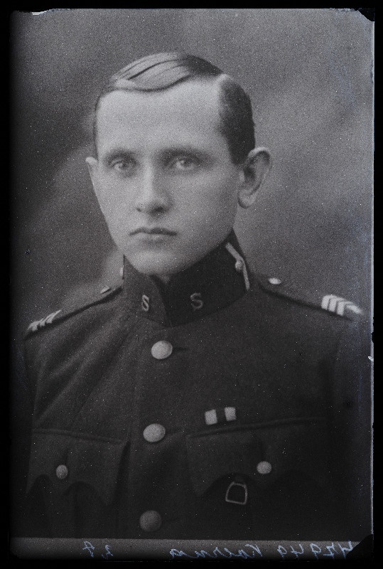 Sõjaväelane, (12.12.1926 fotokoopia, tellija Koerna).