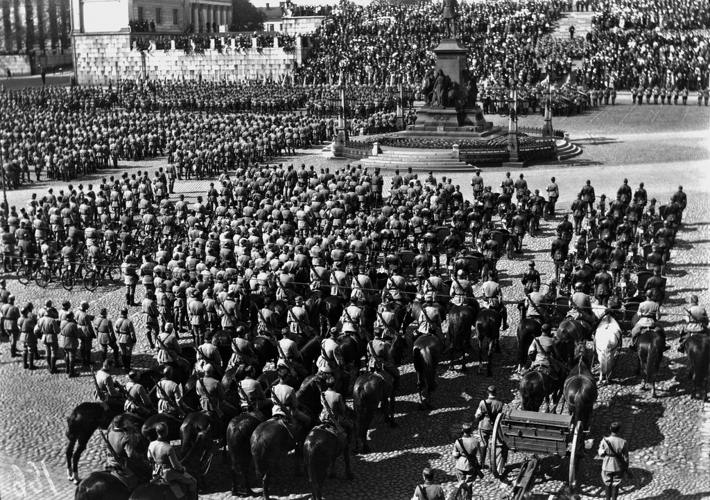 The Paradise of the Anniversary of the Defence Forces at the Senate.