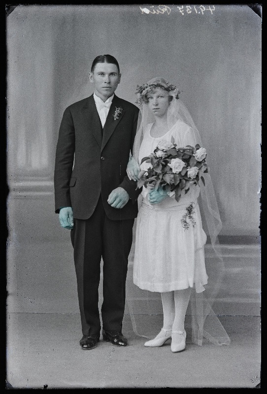 Noorpaar, Aleksander Riid abikaasaga Pärnust.