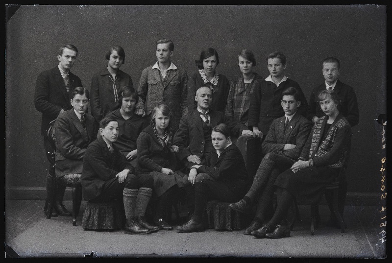 Saksa kooli õpilased.