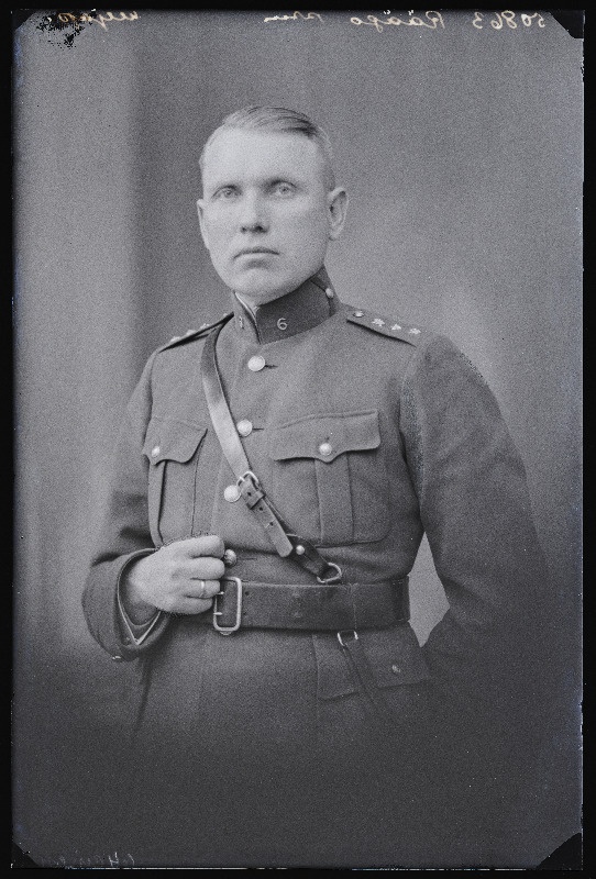 Sõjaväelane, kapten Karl Rägo (Räägo), 3. Diviisi 6. Üksik Jalaväepataljon.