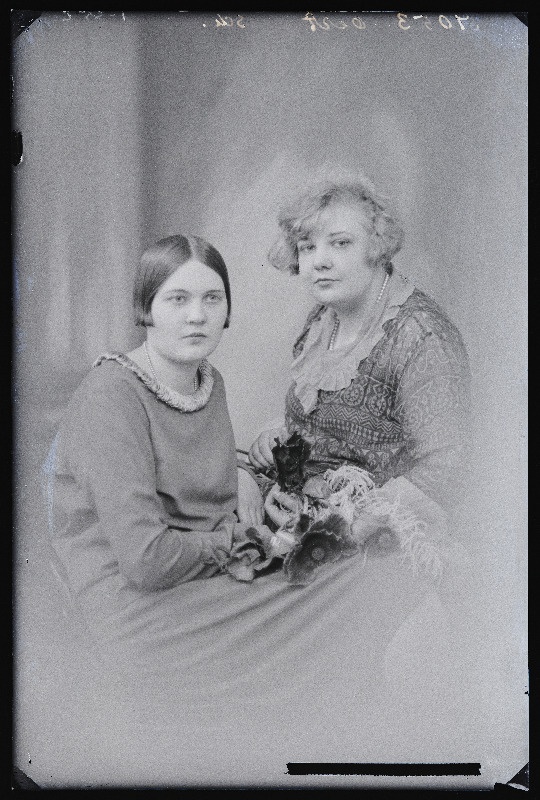 Kaks naist, (foto tellija Oert [Ört]).