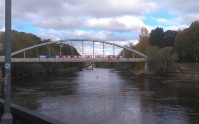 Estonia : Tartu stone sild = the stone bridge rephoto