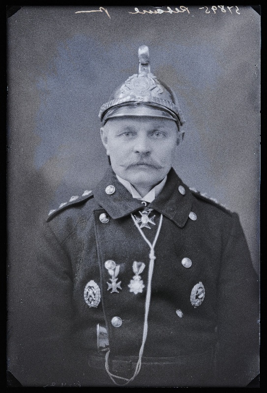 Viljandi Vabatahtliku Tuletõrje tegelane Jaan Rebane.