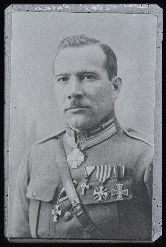 Kaitseliidu ülem kolonel Johannes Roska (Orasmaa), (02.01.1928 fotokoopia).