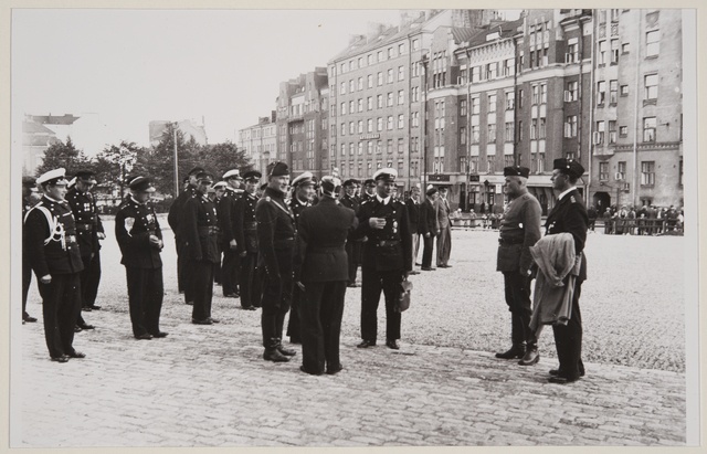 Estonian firemen on guest fire days