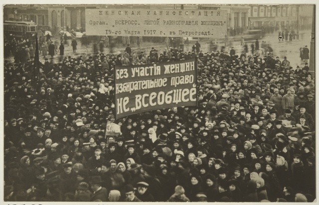 Women's Demonstration in St. Petersburg during the Revolution