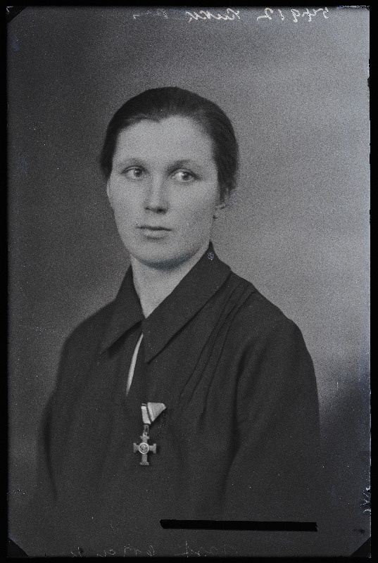 Vabadusristi II/3 kavaler Anna-Marie Kukk (Vabadussõjas Peeter Ronk).
