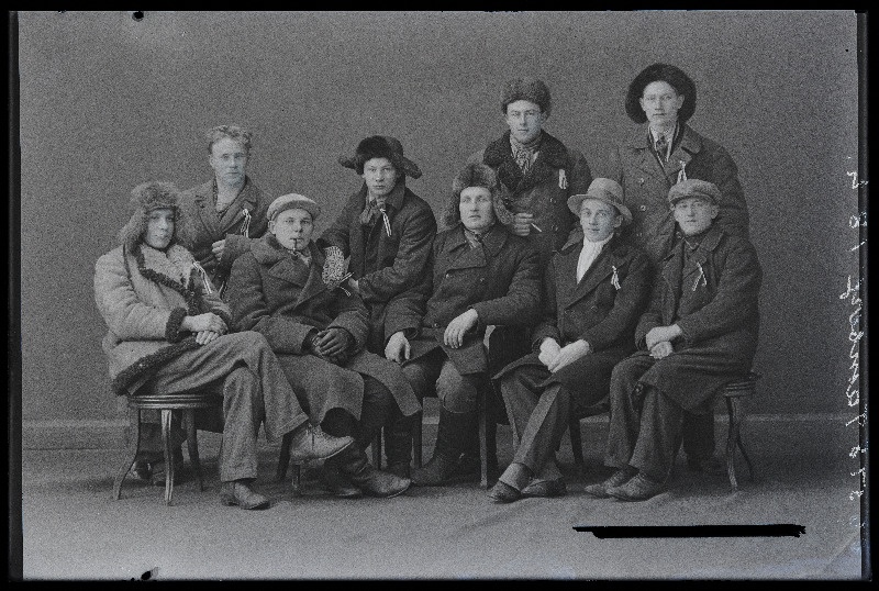 Grupp noormehi, (foto tellija Tamberg).