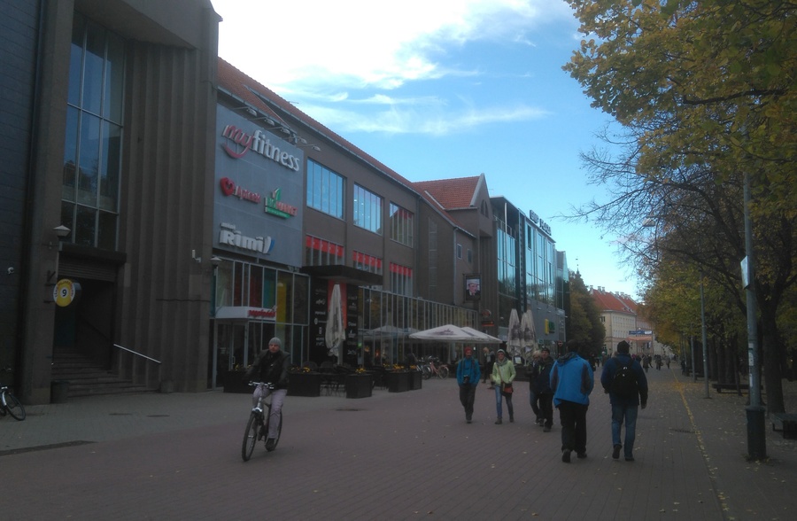 Aleksandri Street in Tartu rephoto
