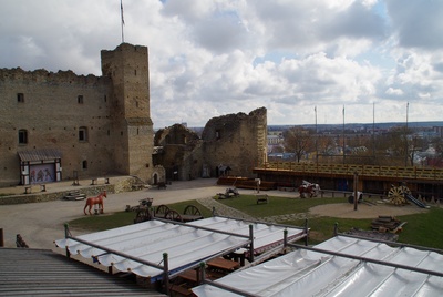 Rakvere, view of the city rephoto