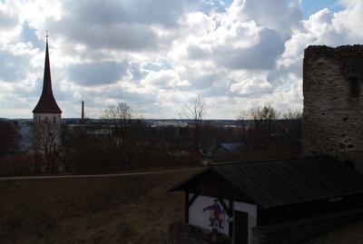 Rakvere, view of the city rephoto