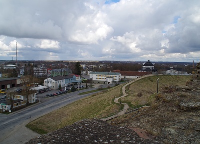 Tartu VTÜ liikmed Rakvere lossivaremetes rephoto