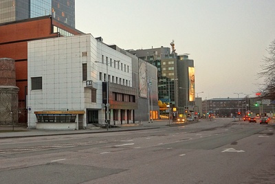 Tallinn, Kesklinn, V. Kingissepa (Liivalaia) tänav Tartu maantee suunas rephoto