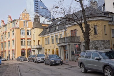 Tallinn, Maakri asum, Maakri ja Tornimäe tänava nurk. rephoto