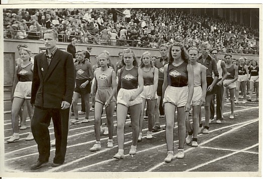 foto, Tapa rajooni sportlased ENSV spartakiaadil 1953.a.