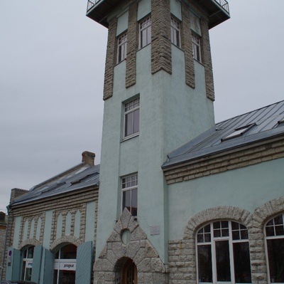 Tselluloosivabriku tuletõrjehoone. Arhitekt Jacques Rosenbaum rephoto