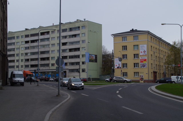 Lembitu and Liivalaia street corner in Tallinn rephoto