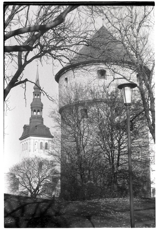 „Linnavaade“ - Tallinn. Niguliste kirik ja Kiek in de Kök.