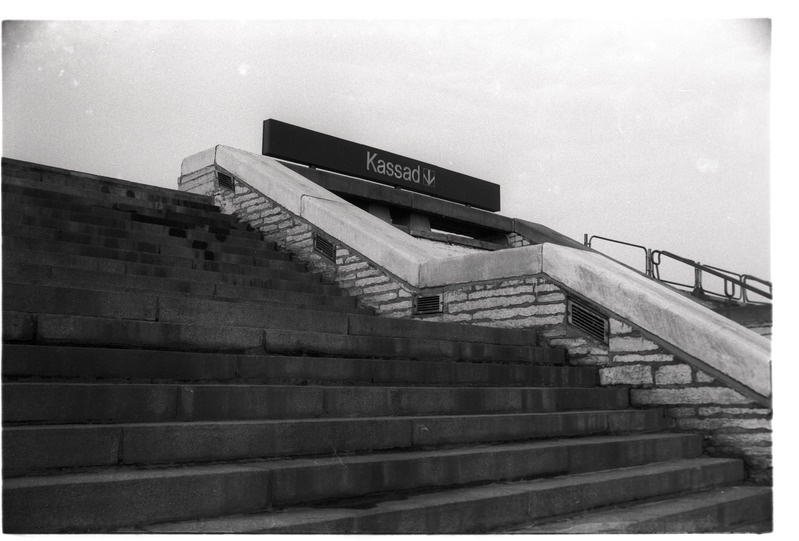 „Arhitektuurifoto (detail)“ - Tallinn. Linnahalli trepid.