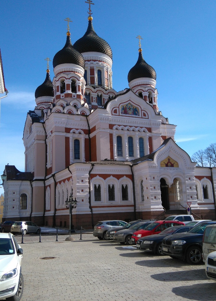 Aleksander Nevski katedraali lähivaade rephoto