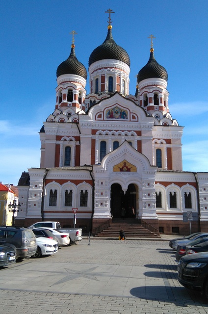 Aleksander Nevski Cathedral in Tallinn Old Town rephoto