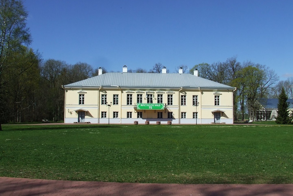Virumaa, Jõhvi khk, owner of the manor of Mäetaguse parun Rosen 1912 rephoto