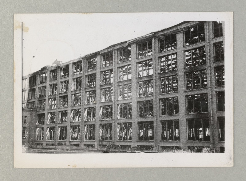 Narva Kreenholmi Manufaktuuri varemed  1944.a.