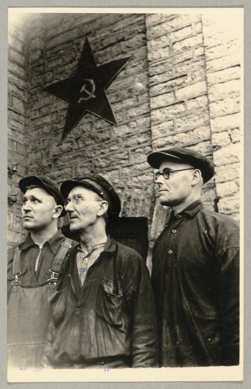 Töölised miitingul 1941.a.