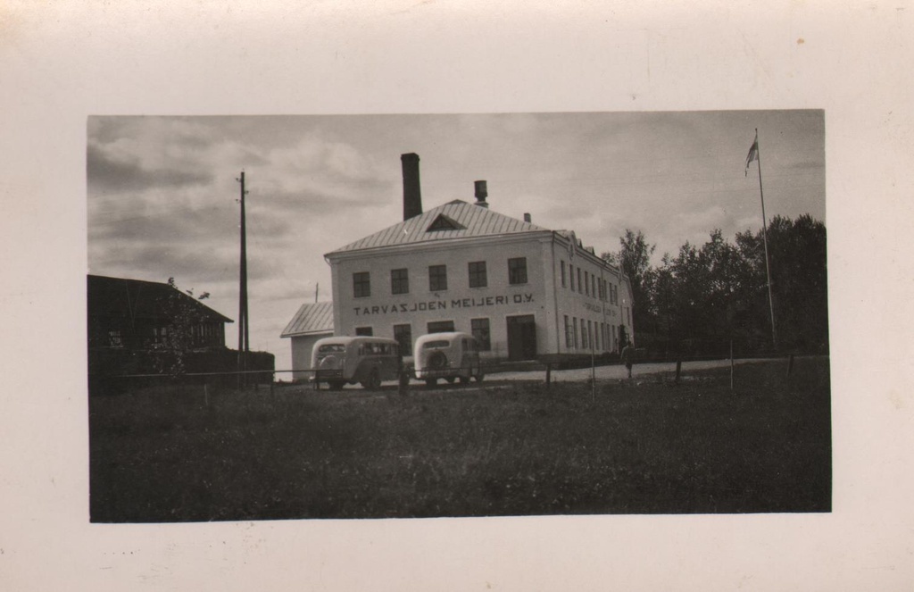 Tarvasjoen meierei välisvaade, Soomes.