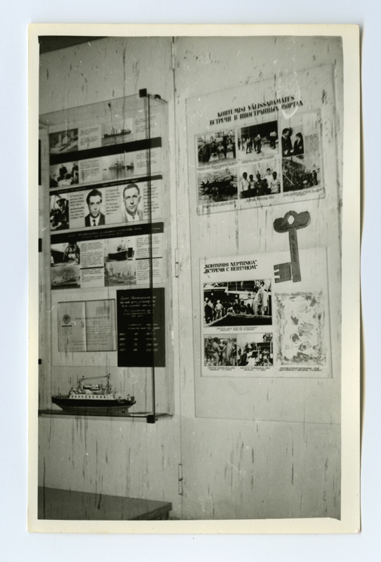 Eesti Riikliku Meremuuseumi esimene ekspositsioon. Vaade kolmanda korruse suurde saali.