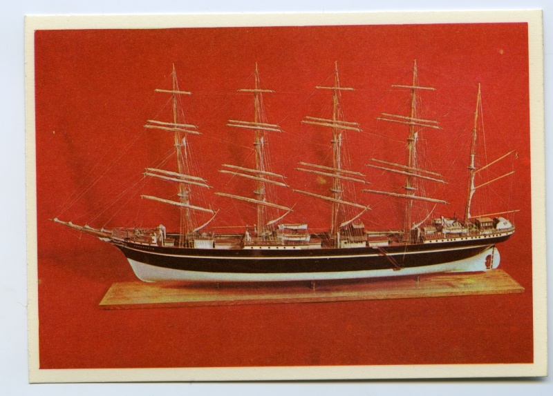 Purjelaeva "Kopenhaagen" mudel Eesti Riikliku Meremuuseumi kogust